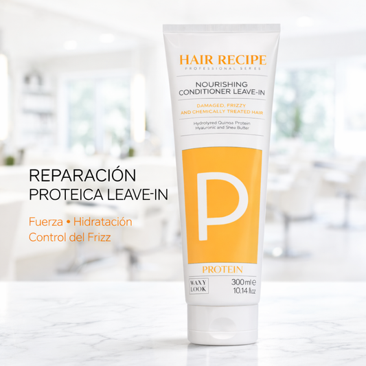 Maxy Look – Acondicionador Leave-in Proteico Reparador con Queratina y Quinoa para Cabello Dañado 300ml