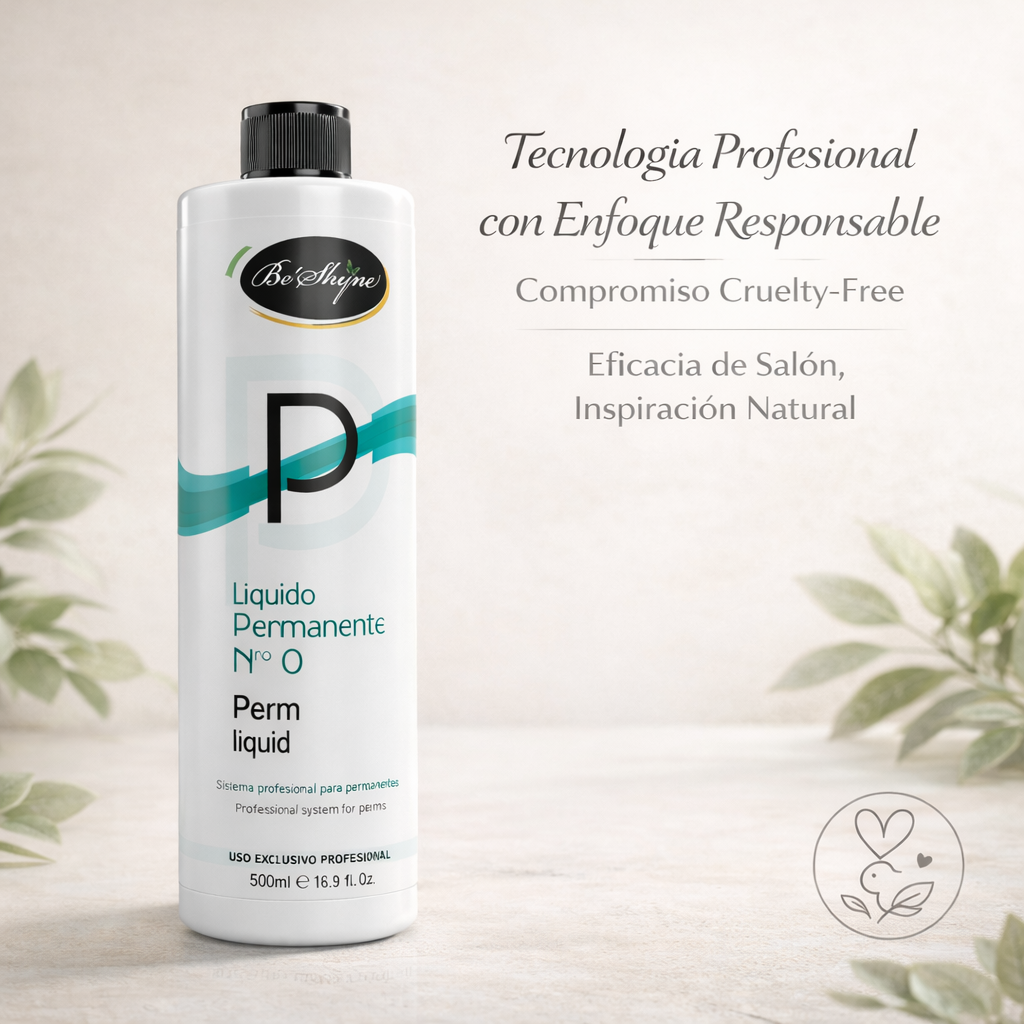 Be´Shyne® - Líquido Permanente Nº0 para Cabellos Débiles Rizos Duraderos 500ml