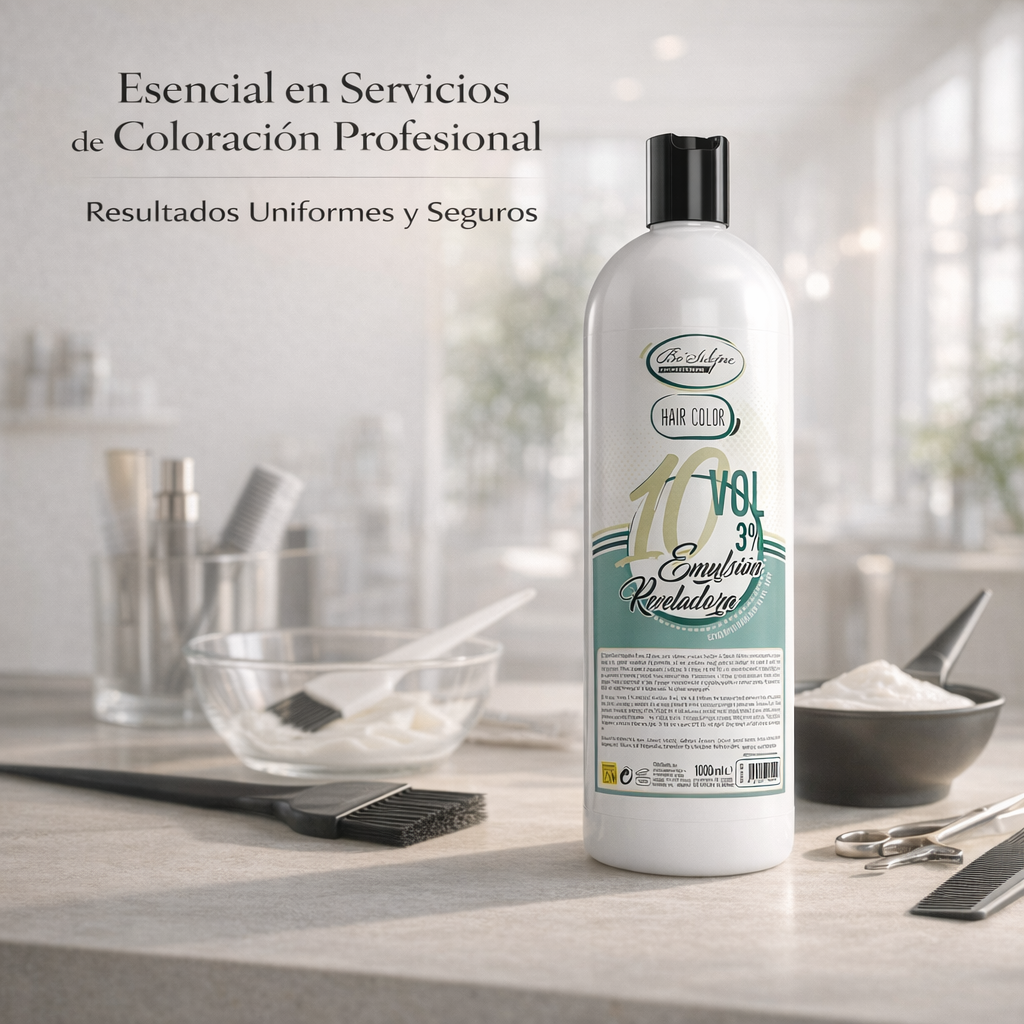 Be´Shyne® - Crema Reveladora 10 VOL (3%) para Tintes sin Amoniaco 1L