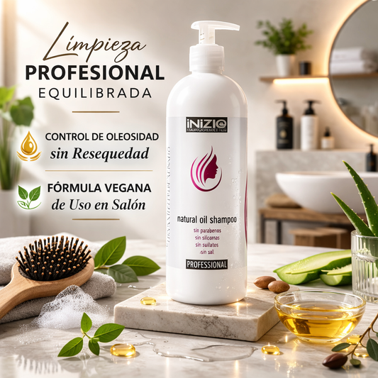 Natural Oil Shampoo – Reparación y brillo con extracto de romero