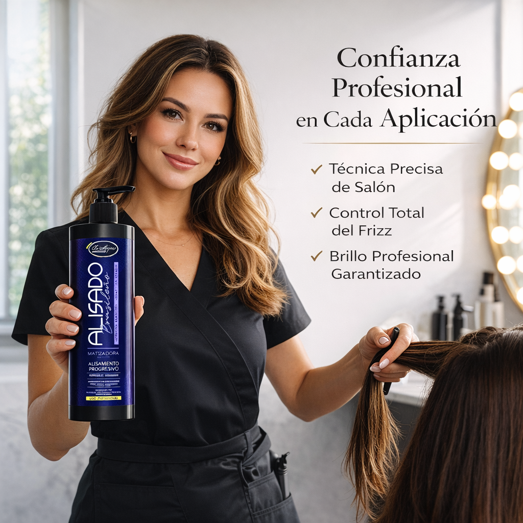 Be´Shyne® – Alisado Keratina Brasileña matizador con Aceite de Ojon para cabellos teñidos 1L