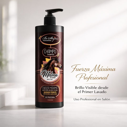 Be´Shyne - Champú Melenas con Biotina y Pantenol para todo tipo de cabello 1L