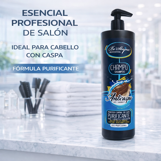 Be´Shyne® – Champú Anticaspa purificante con aloe vera 1L