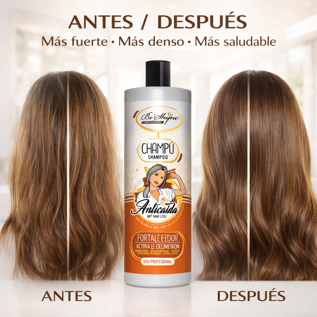 Be Shyne Professional – Champú Anticaída con Castaña de Indias y Biotina (1000 ml)