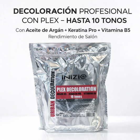 INIZIE – Polvo Decolorante con Plex hasta 10 tonos 500g