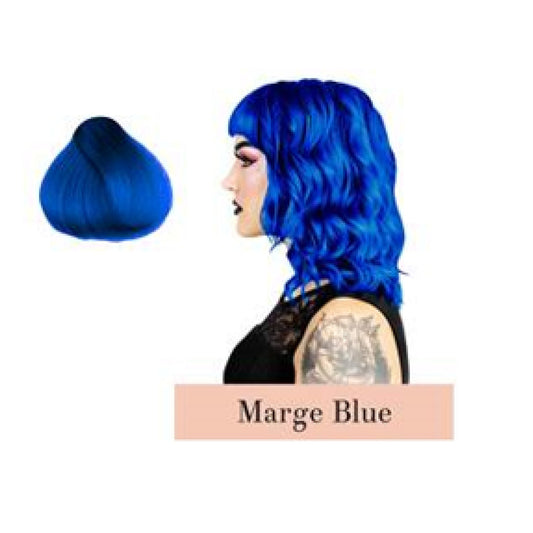 Herman’s Amazing – Mascarilla de color Marge Blue, tono azul temporal 125 ml