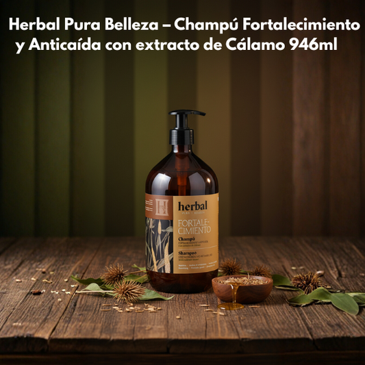 CHAMPÚ FORTALECIMIENTO Y ANTICAÍDA CON EXTRACTO DE CÁLAMO 946ML