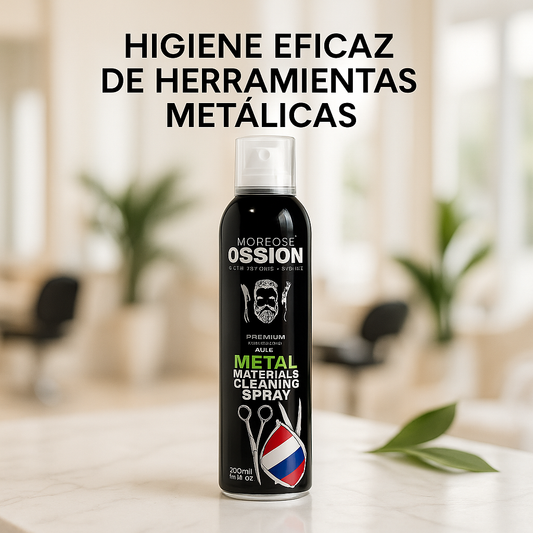 OSSION – Spray desinfectante para herramientas metálicas, desinfección rápida, uso profesional, 300 ml