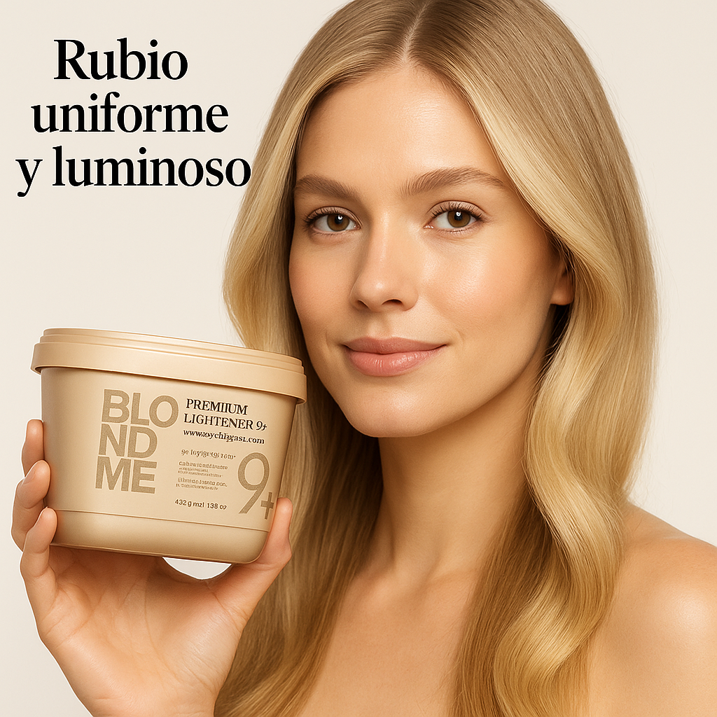 Schwarzkopf Professional – Decolorante en Polvo Premium Lift 9+ profesional, aclara hasta 9 tonos, 450 g