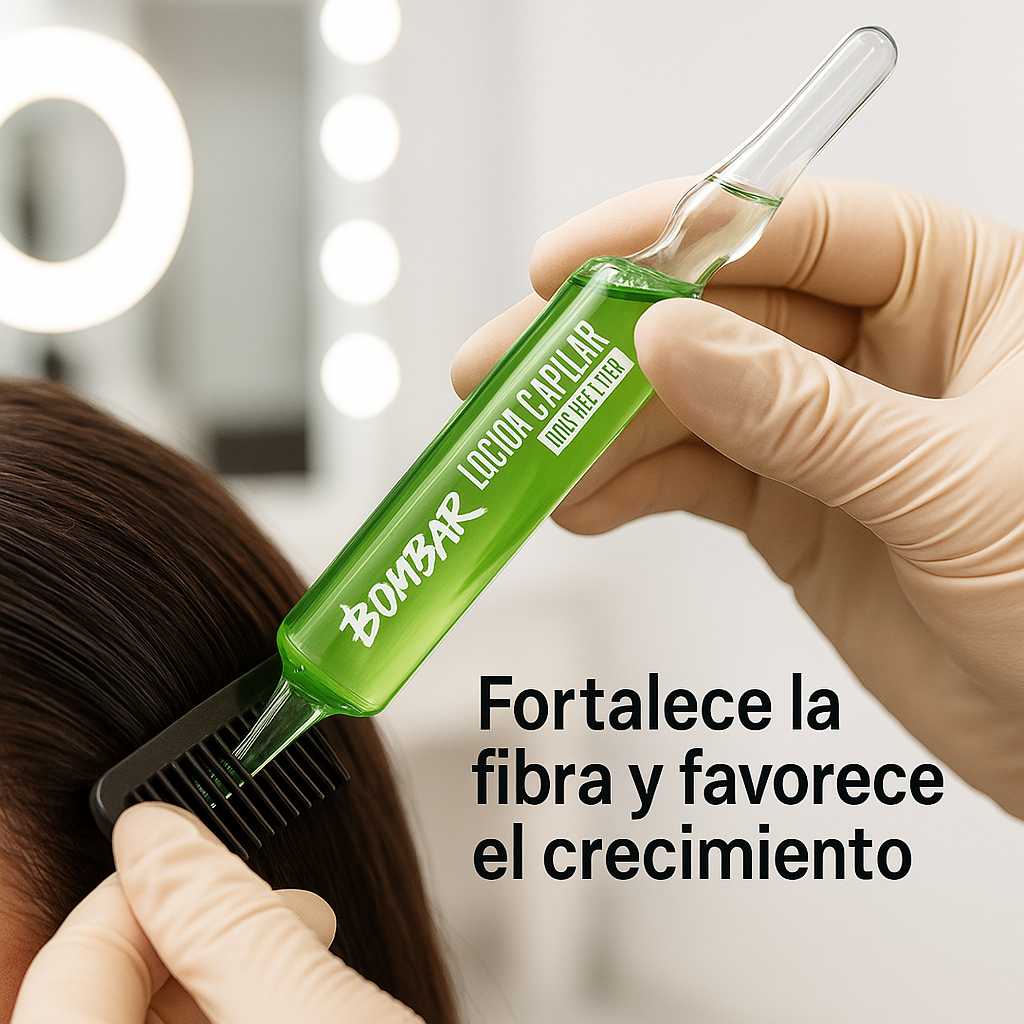 Be´Shyne – Ampollas Bombar Café, fortalece la fibra y favorece el crecimiento | 12 und.