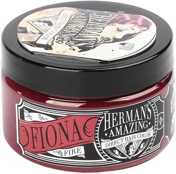 Herman’s Amazing – Mascarilla de color rojo fuego, intensifica y refresca el tono | 125 ml