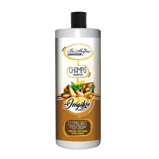 Be Shyne Professional Champú Estimulante con Jengibre 1000ml – Activa el Crecimiento y Fortalece el Cabello