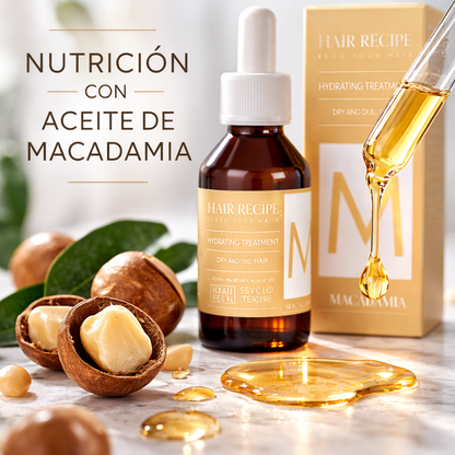 Maxy Look – Tratamiento Hidratante con Aceite de Macadamia para Cabello 100ml