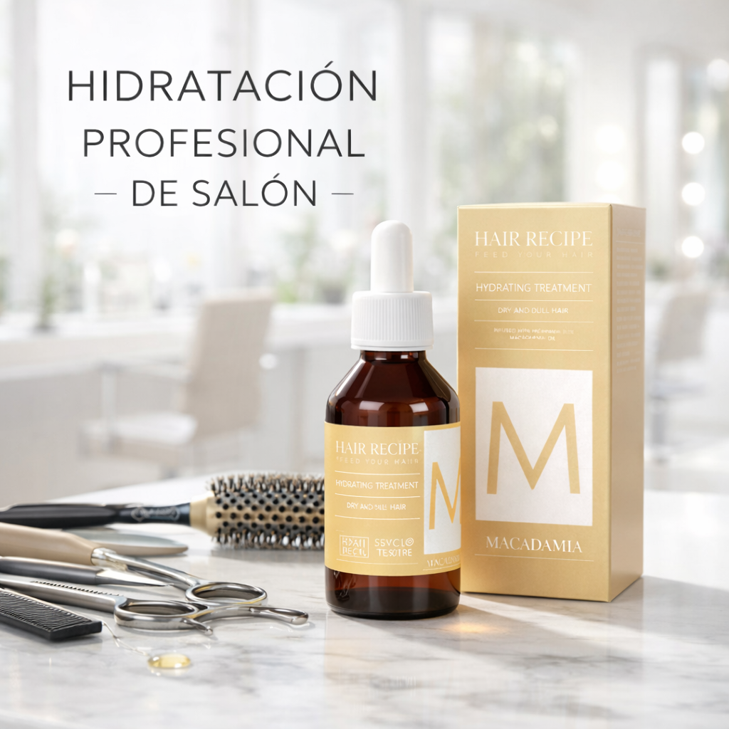 Maxy Look – Tratamiento Hidratante con Aceite de Macadamia para Cabello 100ml