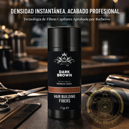 Ártico Men – Fibra Capilar en Polvo Color Marrón para Dar Densidad y Cubrir Zonas con Escasez (27 g)