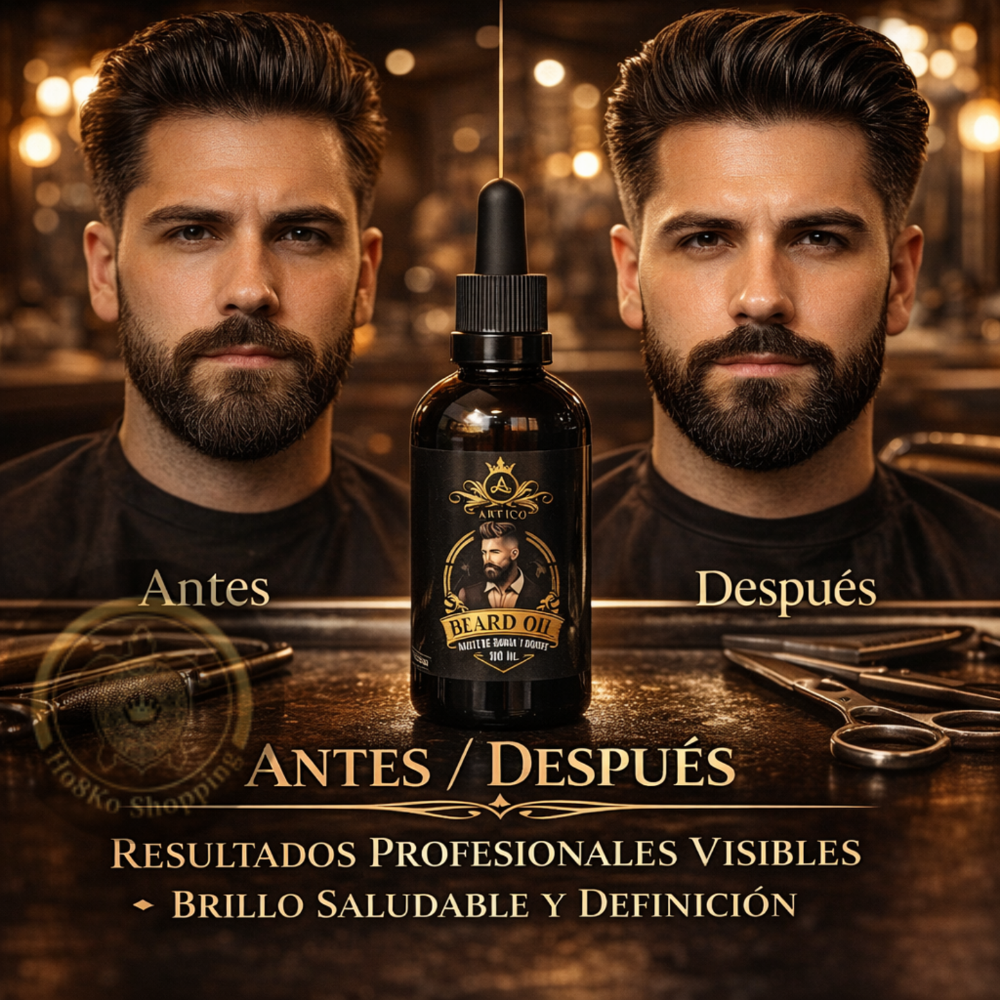 Artico MEN – Aceite Hidratante para Barba con Ricino, Coco y Jojoba (30 ml)