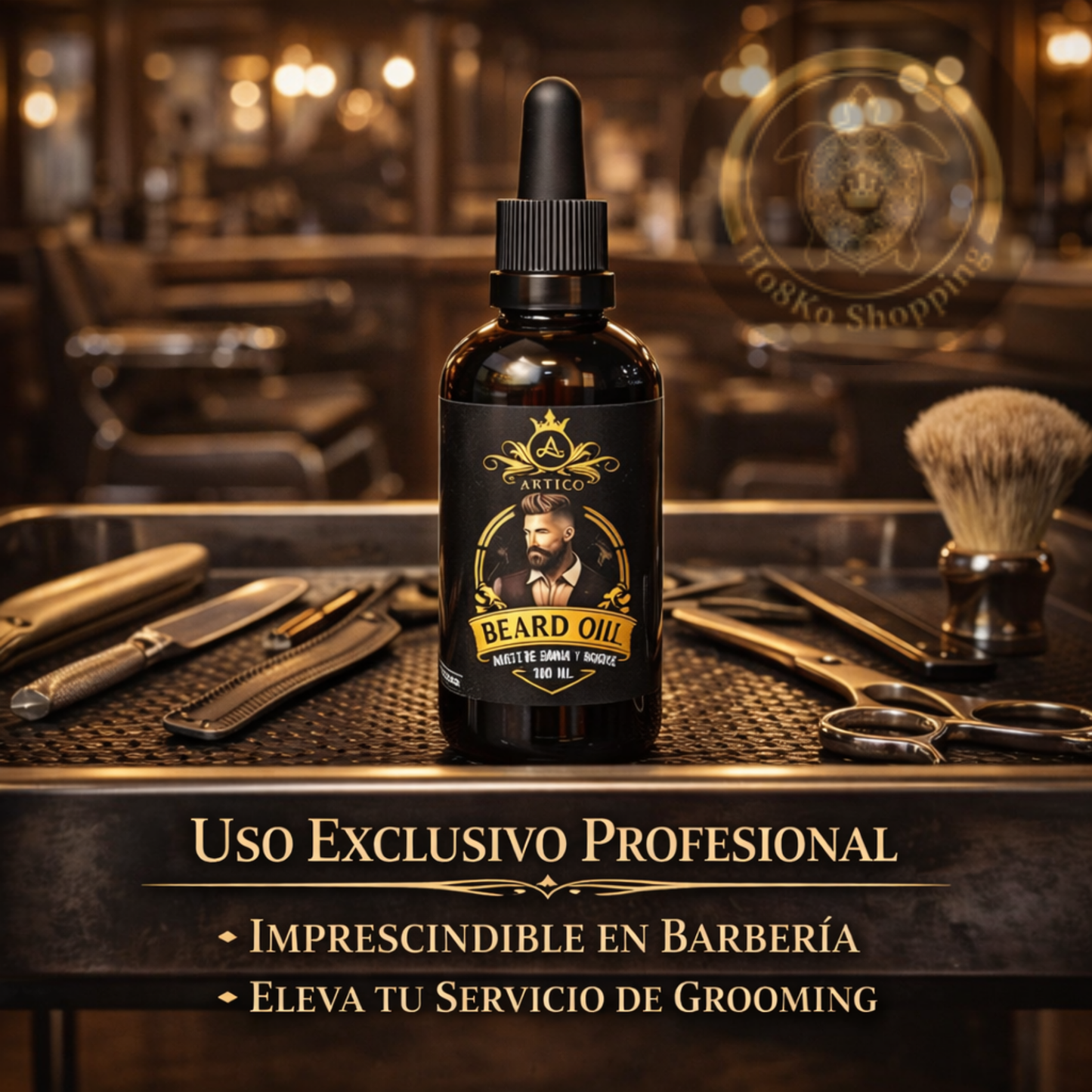 Artico MEN – Aceite Hidratante para Barba con Ricino, Coco y Jojoba (30 ml)