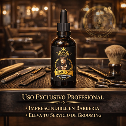 Artico MEN – Aceite Hidratante para Barba con Ricino, Coco y Jojoba (30 ml)