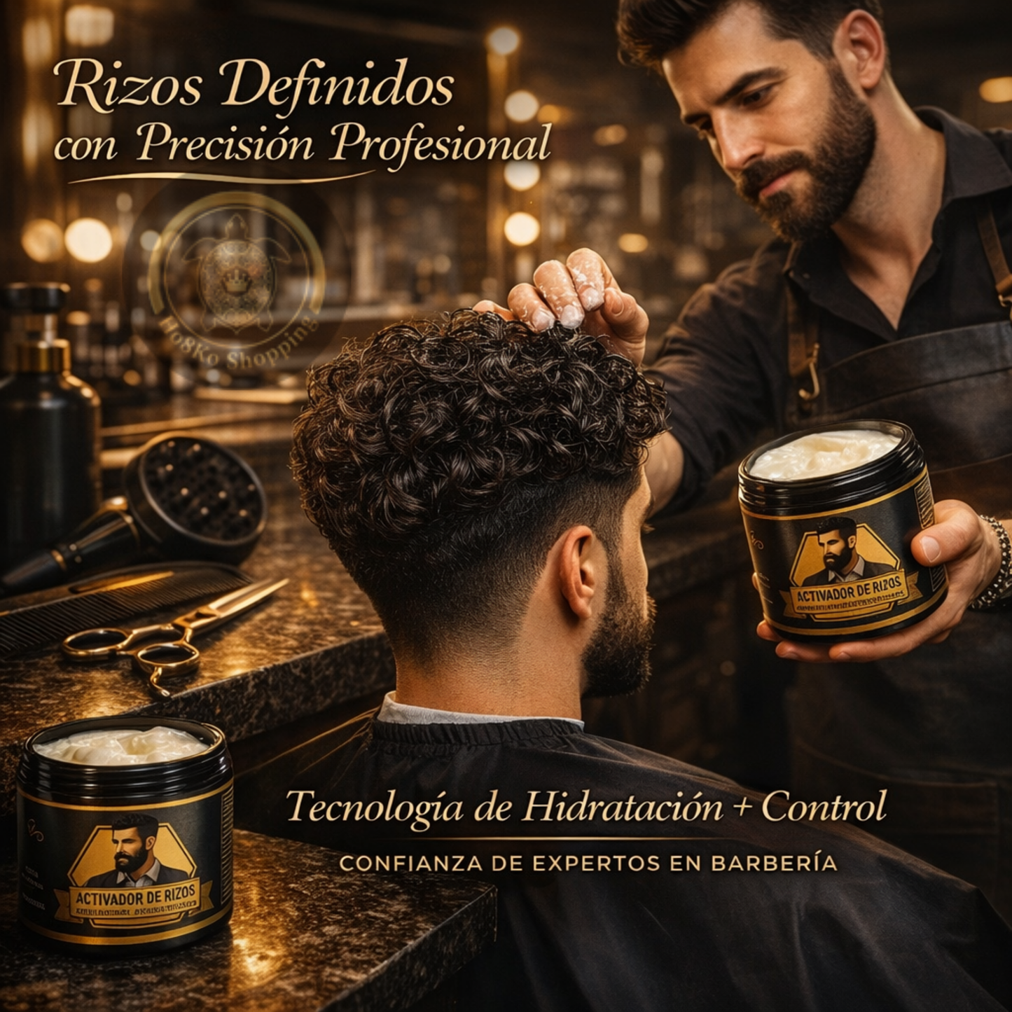 Mascarilla rizos Artico Men