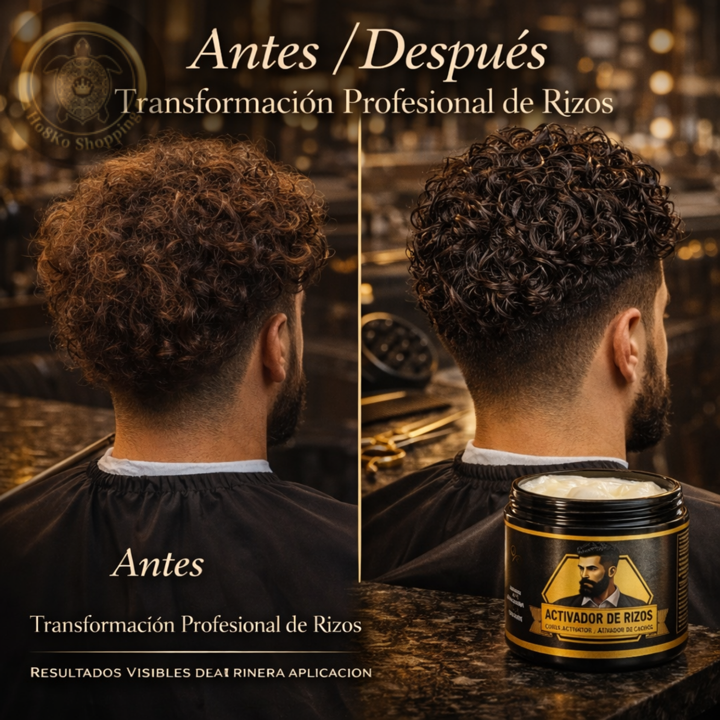 Mascarilla rizos Artico Men