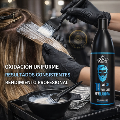 Artico MEN – Crema reveladora profesional con peróxido de hidrógeno 10/20/30/40 vol 1 L