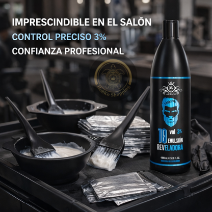 Artico MEN – Crema reveladora profesional con peróxido de hidrógeno 10/20/30/40 vol 1 L