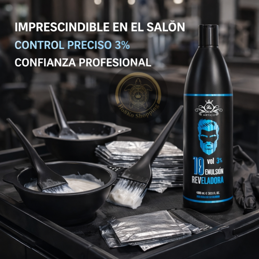 Artico MEN – Crema reveladora profesional con peróxido de hidrógeno 10/20/30/40 vol 1 L