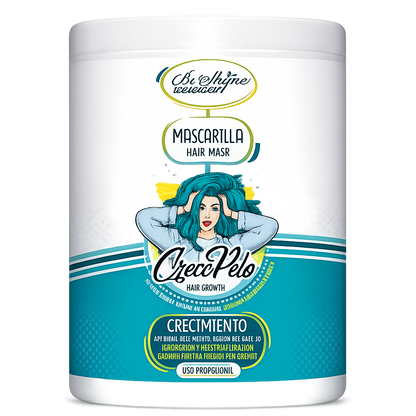 Be’Shyne® - Mascarilla Crece Pelo con Biotina para Crecimiento y Fortalecimiento 1L