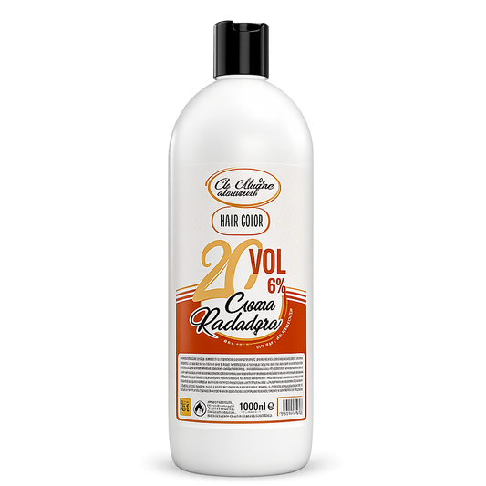 Be´Shyne® - Crema Reveladora 20 VOL (6%) para Tintes sin Amoniaco 1L