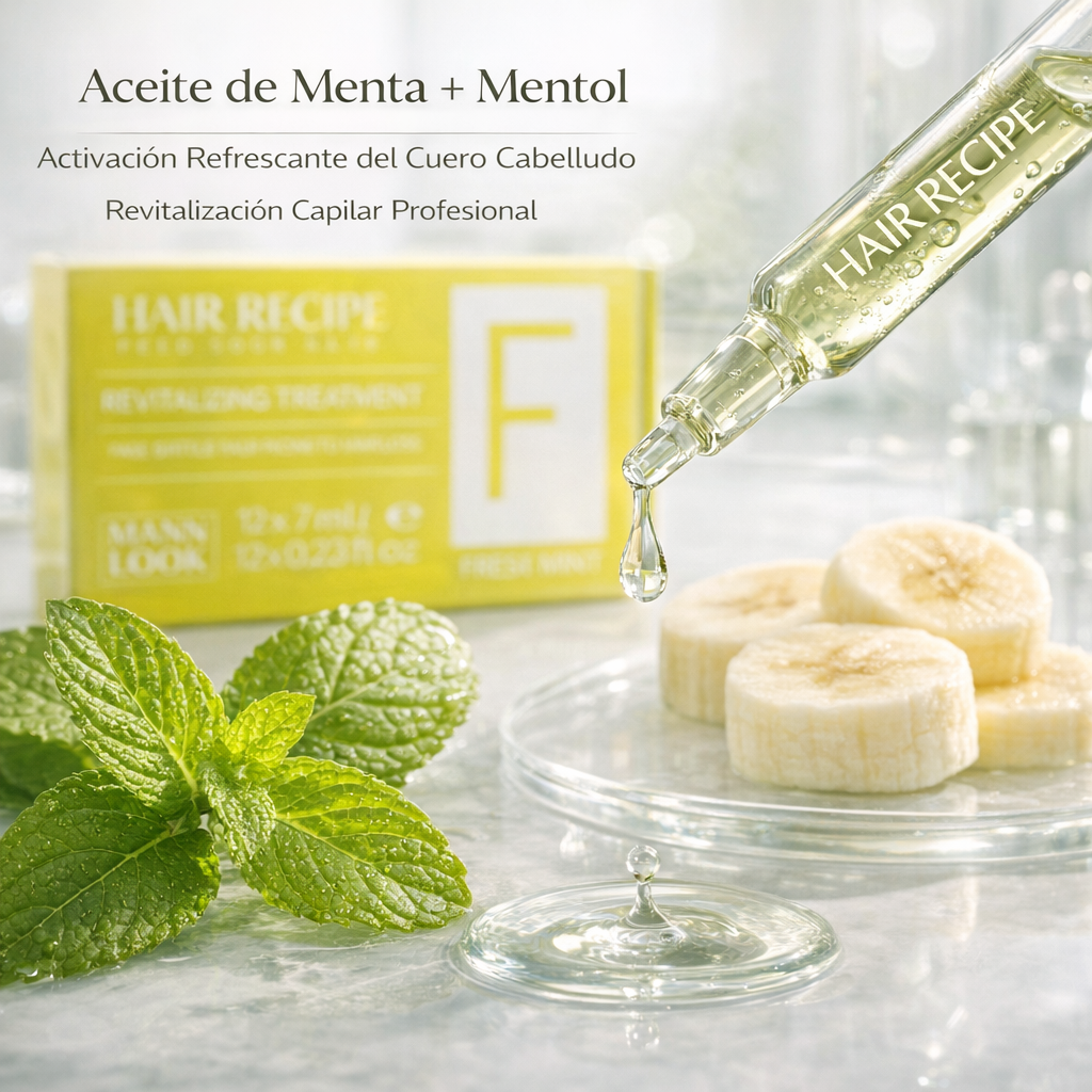 Maxy Look – Tratamiento Revitalizante con Mentol y Menta para Cabello Profesional