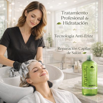 Arganway Maxy Look – Champú Moisture Repair Hidratante para Cabello Seco 500 ml