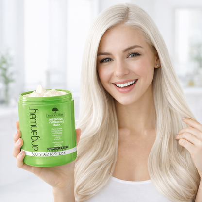 Arganway Maxy Look – Mascarilla Hidratante Antiencrespamiento para Cabello Seco 500ml