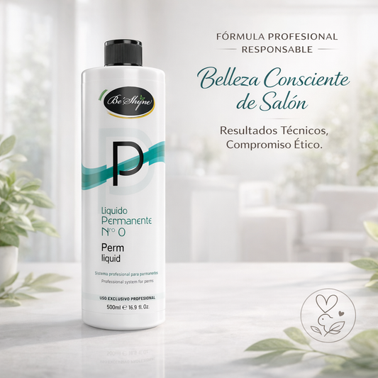 Be´Shyne® - Líquido Permanente Nº0 para Cabellos Débiles Rizos Duraderos 500ml