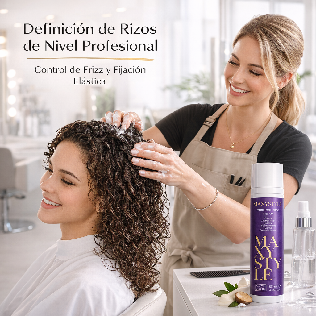 Maxy Look – Crema Definidora de Rizos con Jojoba Antiencrespamiento 100ml