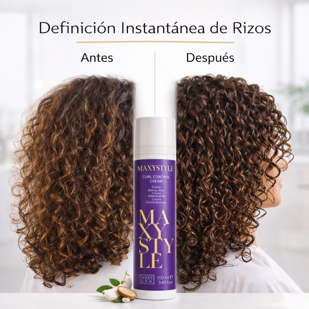 Maxy Look – Crema Definidora de Rizos con Jojoba Antiencrespamiento 100ml