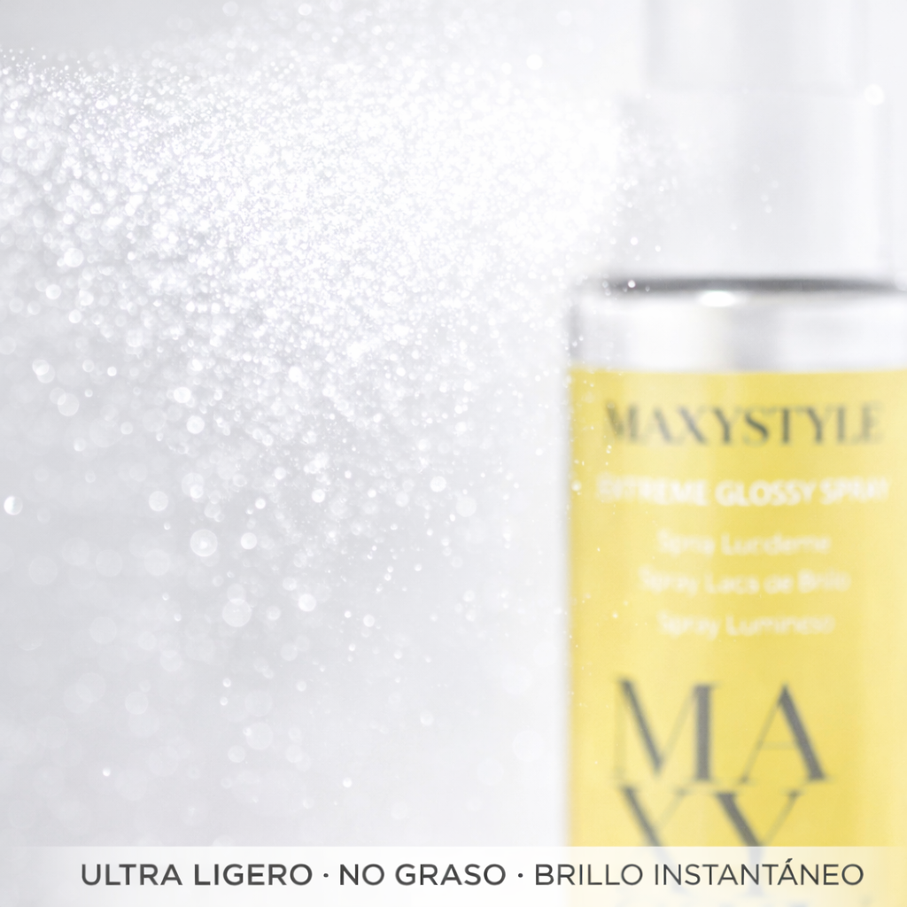 Maxy Look – Spray de Brillo con Aceite de Argán Efecto Glossy 115 ml