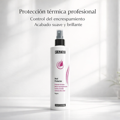 Inizia Hair Cosmetics – Protector Térmico Vegano con Filtro Solar Anti-Encrespamiento