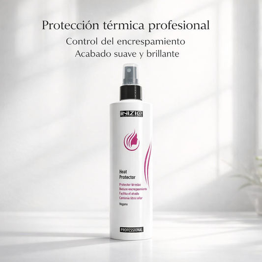 Inizia Hair Cosmetics – Protector Térmico Vegano con Filtro Solar Anti-Encrespamiento