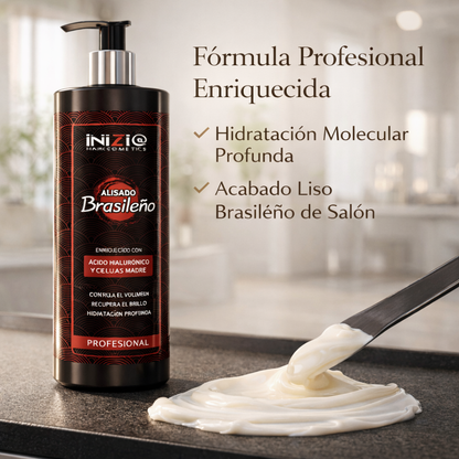 Alisado Brasileño – Con Ácido Hialurónico y Células Madre