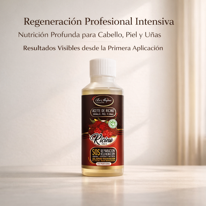 Be´Shyne® – Aceite de Ricino 100% Puro Reparador y Regenerador Capilar y uñas 150 ml