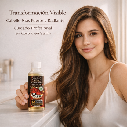 Be´Shyne® – Aceite de Ricino 100% Puro Reparador y Regenerador Capilar y uñas 150 ml