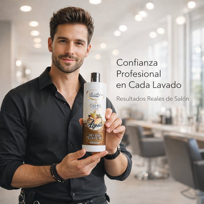 Be´Shyne® – Champú de Argán Nutritivo Reparador para Cabello Seco y Dañado 1L