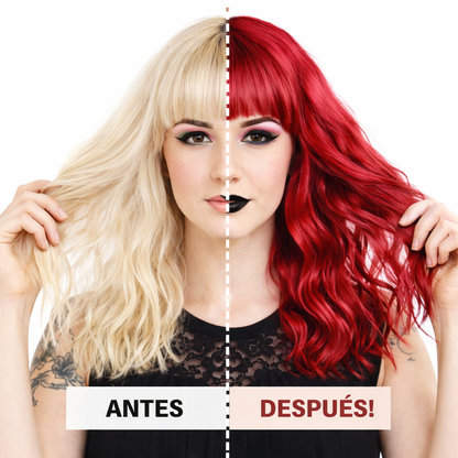 Herman’s Amazing – Mascarilla de color Ruby Red, rojo intenso para refrescar e intensificar 125 ml