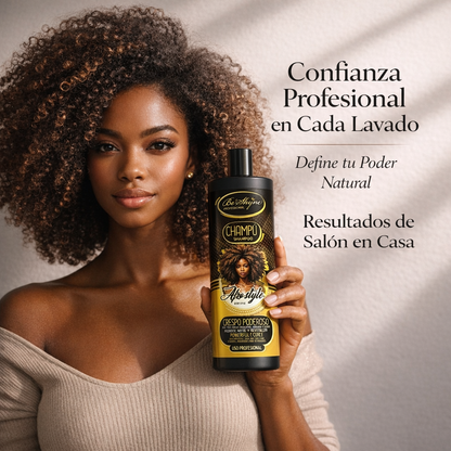 Be´Shyne – Champú Afro Style Hidratante con Amla para Rizos 1L