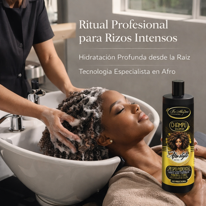 Be´Shyne – Champú Afro Style Hidratante con Amla para Rizos 1L