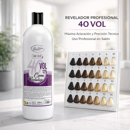 Be´Shyne® - Crema Reveladora 40 VOL (12%) con Peróxido para Tintes sin Amoníaco 1L
