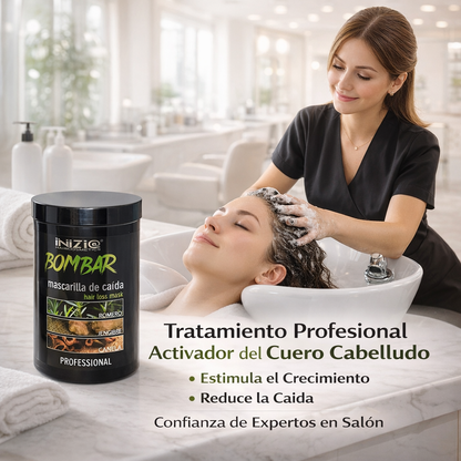 Inizia Bombar Mascarilla Anticaída – Nutrición y Fortalecimiento Capilar