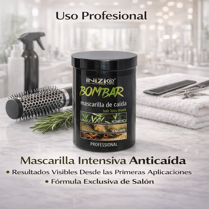 Inizia Bombar Mascarilla Anticaída – Nutrición y Fortalecimiento Capilar