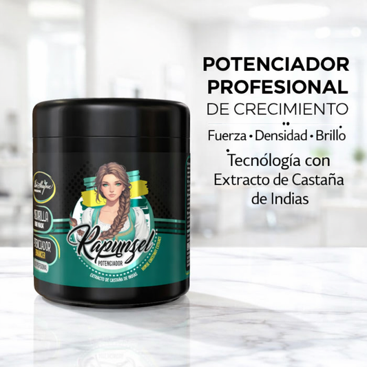 Be’Shyne® - Mascarilla Rapunzel con Biotina para Crecimiento Intensivo 500ml