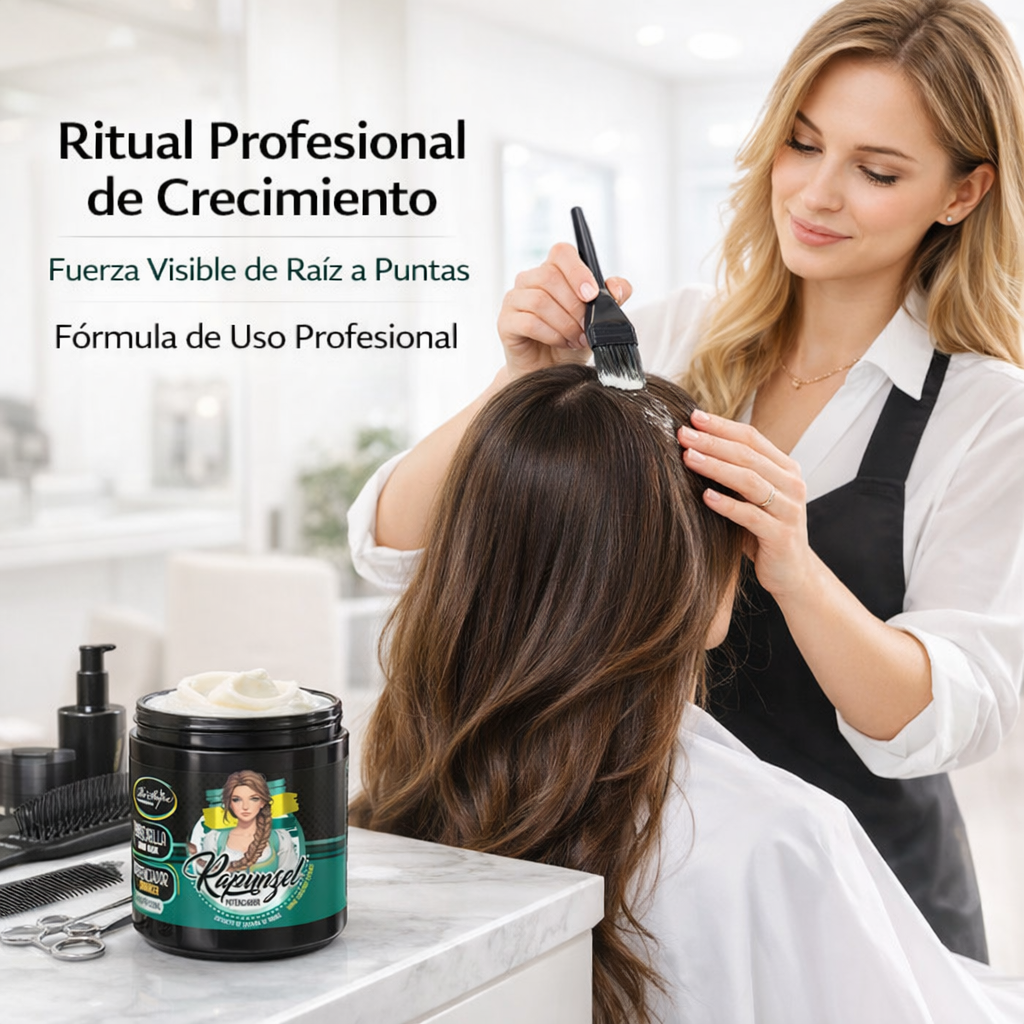 Be’Shyne® - Mascarilla Rapunzel con Biotina para Crecimiento Intensivo 500ml